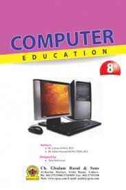 8th Class Computer Education Book PDF Online Cover